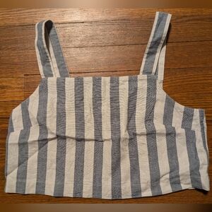 United By Blue Striped Crop Top XS
